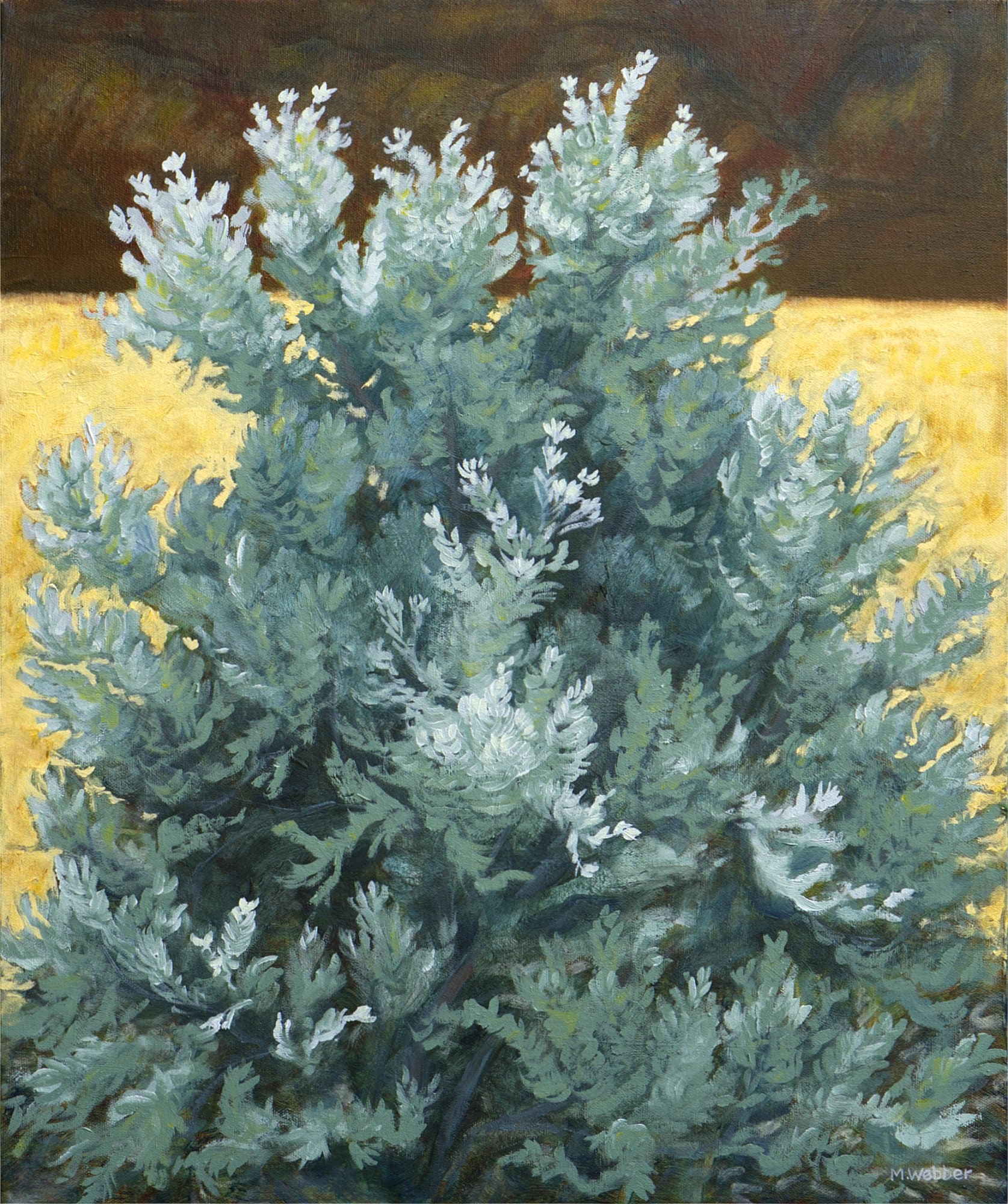 Sage Bush 5- Gold